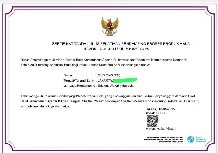 Tim Indonesia Halal Berkah